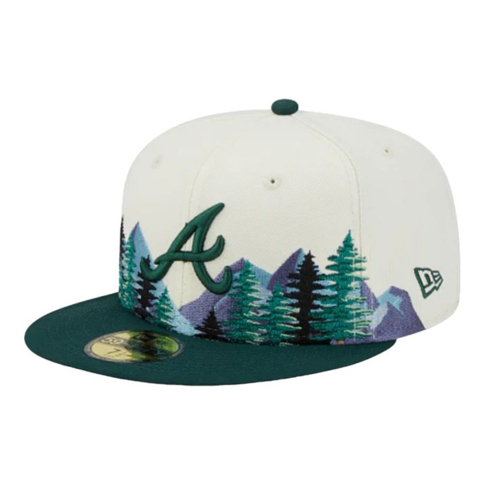 New Era Atlanta Braves Outdoor Collection 59FIFTY Fitted Hat Cap - Picture 2 of 8